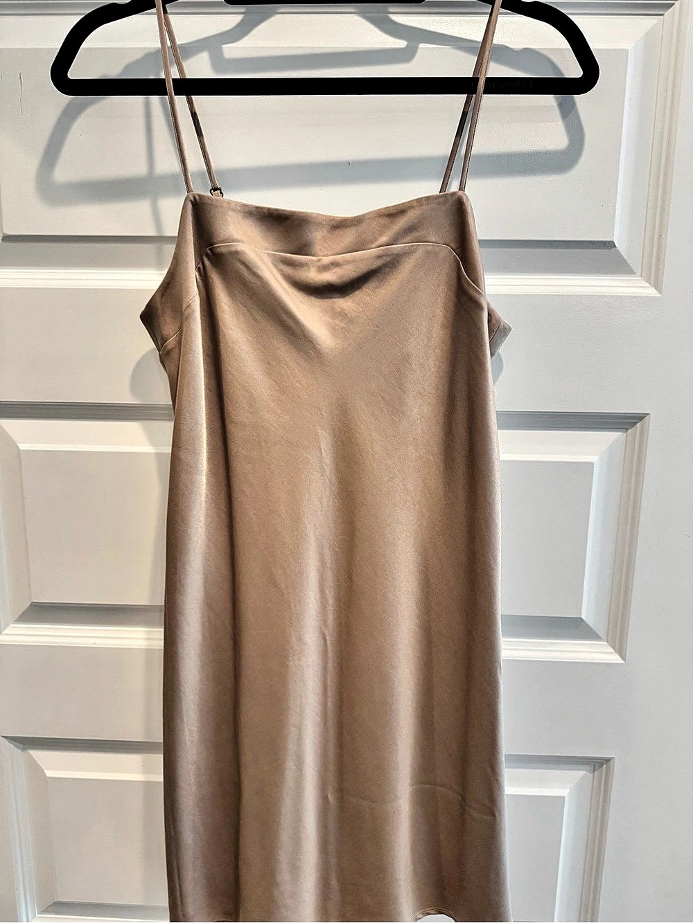 Abercrombie & Fitch Satin Cowl Back Slip Midi Dress Size Small